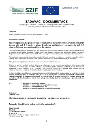 Zadavaci dokumenatace  Zahori - koncese1